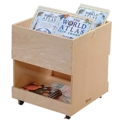 Small Mobile Book Cart