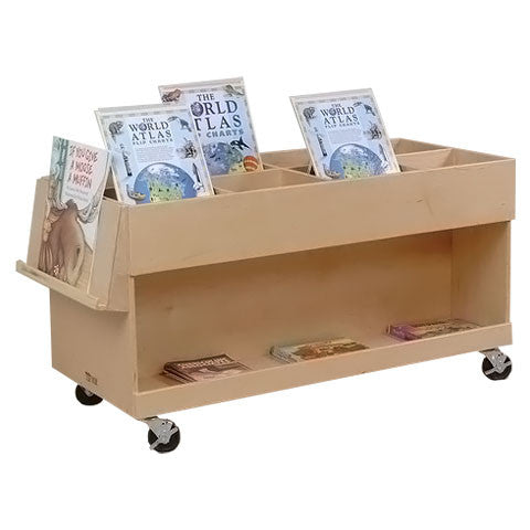 Large Mobile Book Cart