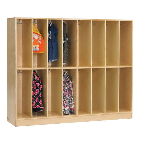 16 hole cubby, great for classroom storage.