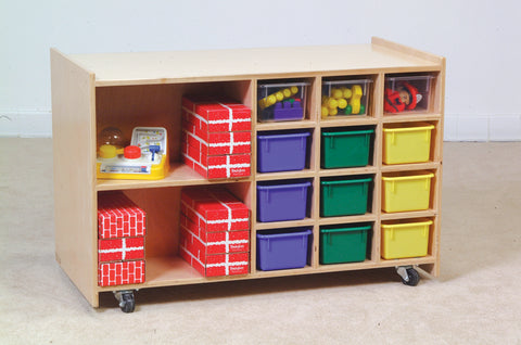 double-sided mobile storage unit