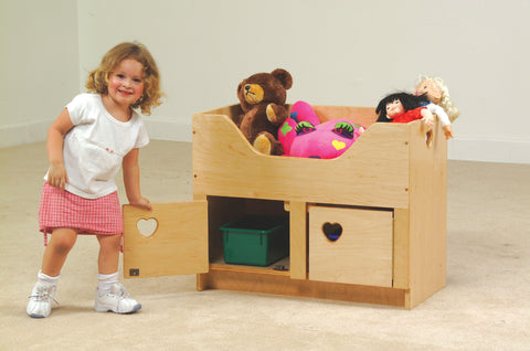 doll bed with storage