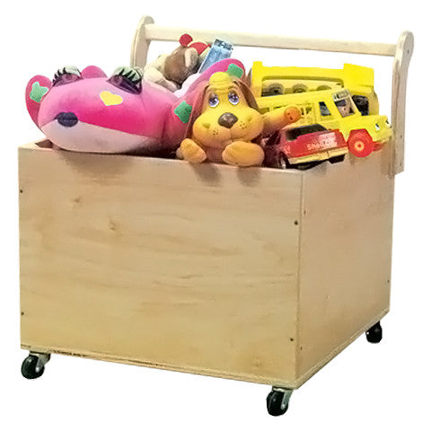 Square Mobile Toy Box W/ Handle
